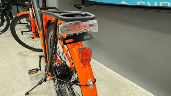 SOODOO Mountain Electric Bike | Fluorescent Orange Electric Bicycle | 36V 12AH Battery Ebike(Second Hand) - Image 3