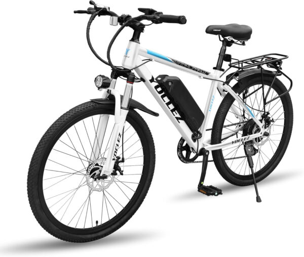 Yocelz Electric Bike for Adults_26" Electric Bicycle_E-bikes Built-in 36V 8Ah/13Ah Removable Li-Ion Battery_2601W